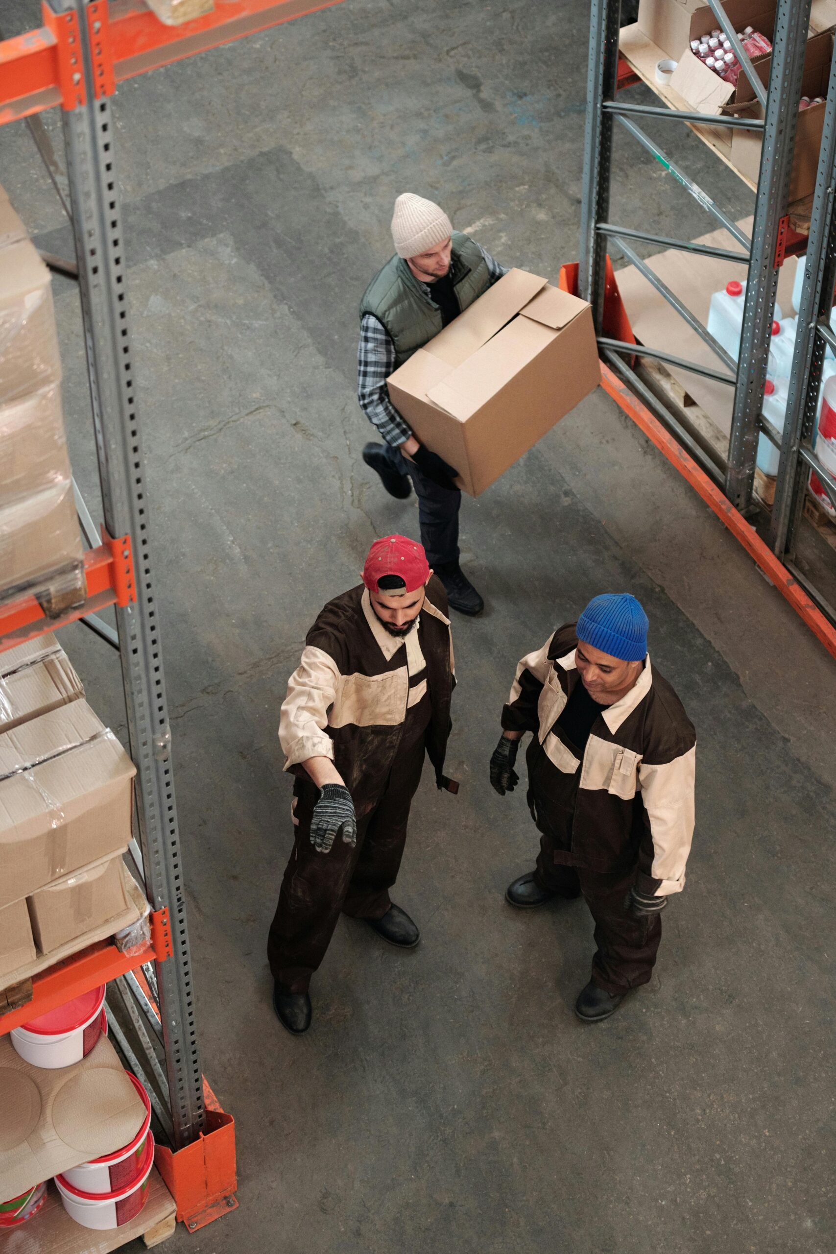 Men Working in a Warehouse